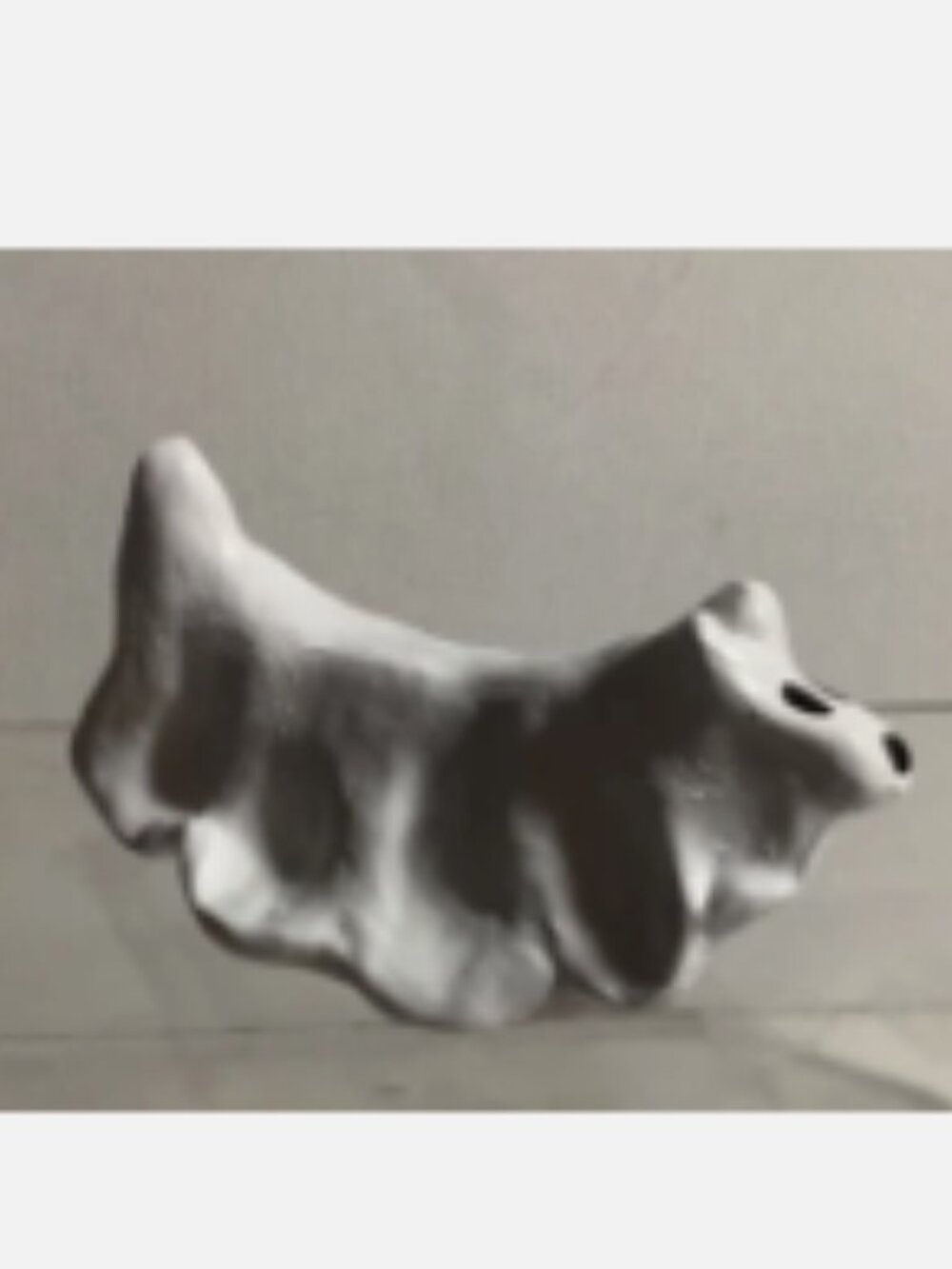 Sand Tray Figures, Play Therapy Dog Ghost Miniature (1) for Healing, Compassion